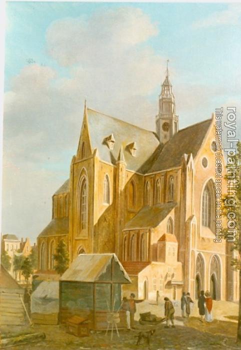 Bartholomeus Johannes Van Hove : St. Bavokerk in Haarlem